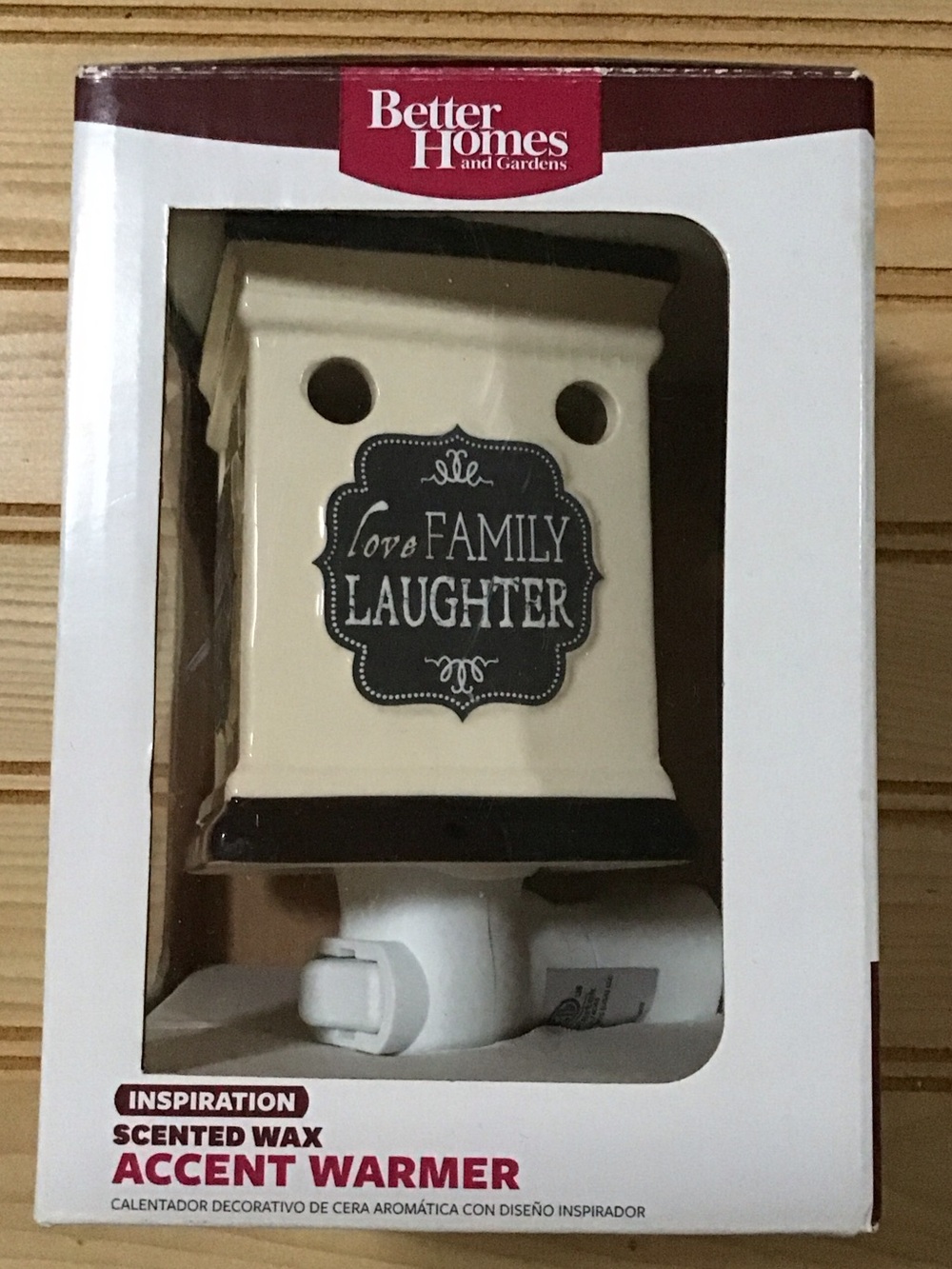 Better Homes & Gardens Wax Warmer Love Family Laughter Blessings Hope Faith